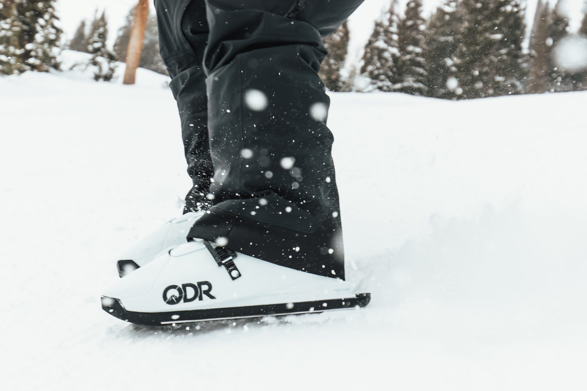 ODR Skis rider on snow